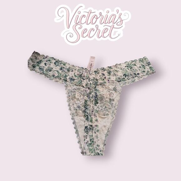 Victoria's Secret Floral Lace Panty XLarge NWT - Picture 4 of 8